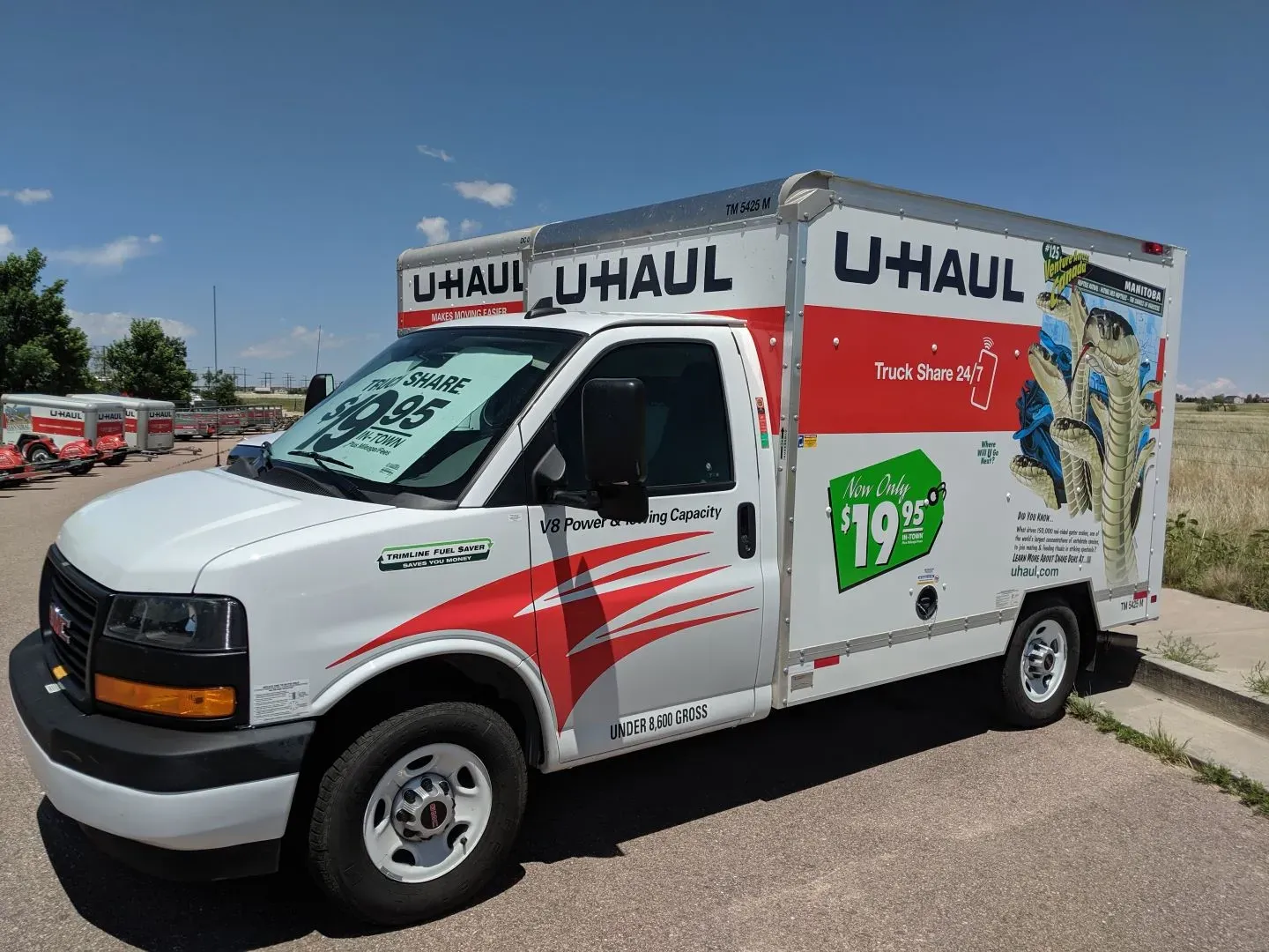 U-Haul truck rentals at Pecos Sunset Self Storage in Las Vegas